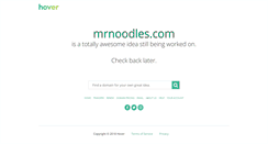 Desktop Screenshot of mrnoodles.com