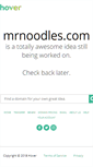 Mobile Screenshot of mrnoodles.com