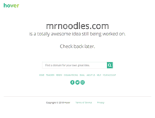 Tablet Screenshot of mrnoodles.com